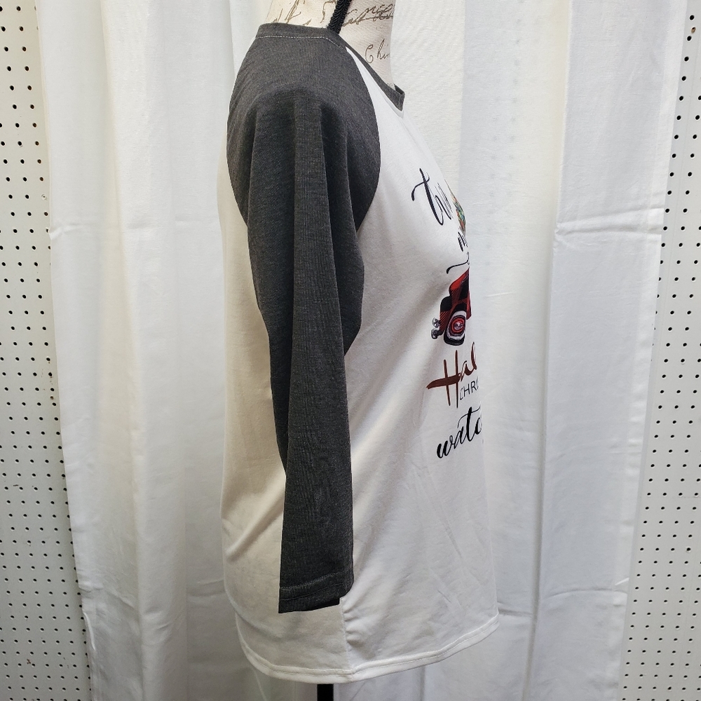 Graphic Raglan Tee Women's Small - Picture 3 of 5